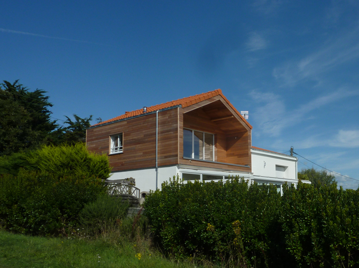 Surélévation d’une maison individuelle Pornic