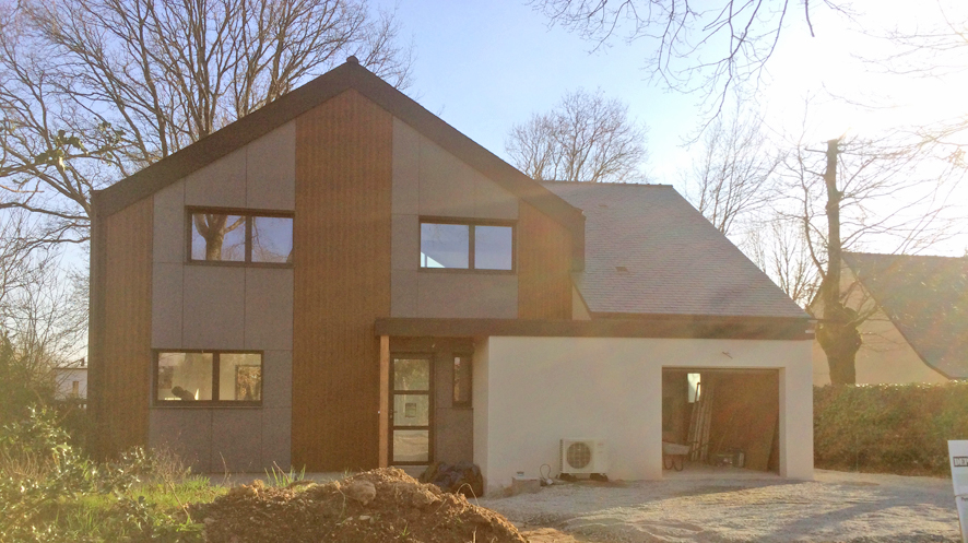 Maison Mixte Bois Brique