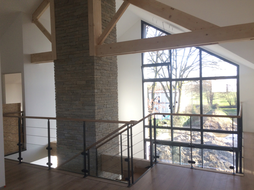 Maison Mixte Bois Brique