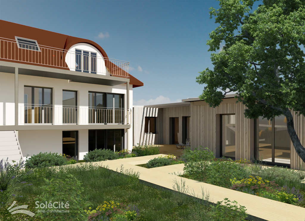 Les Pas Communs Maison rénovée Habitat participatif