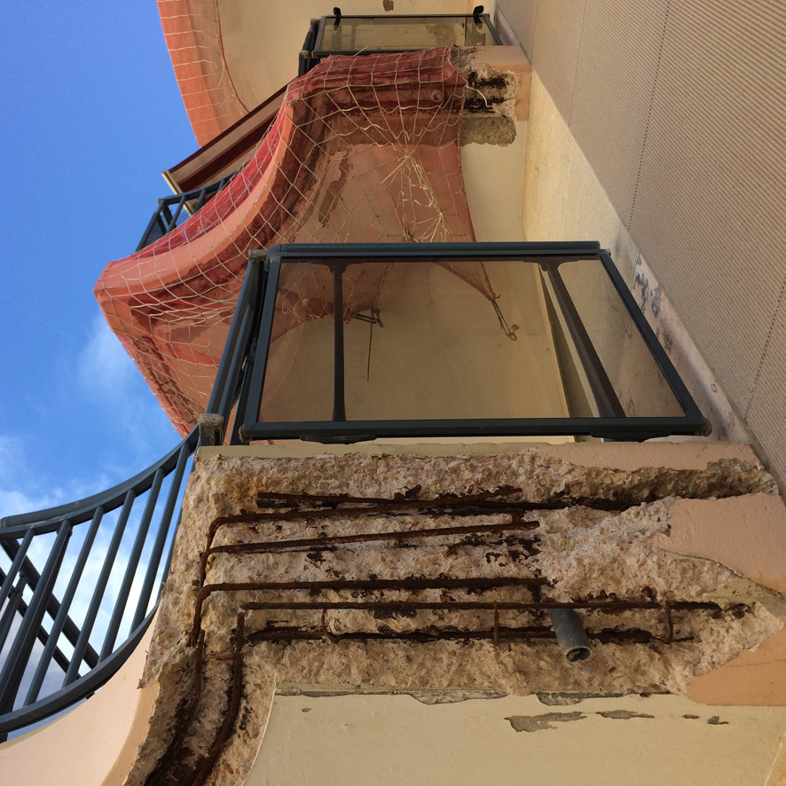 Bel Eden Les balcons : un sujet sensible en rénovation